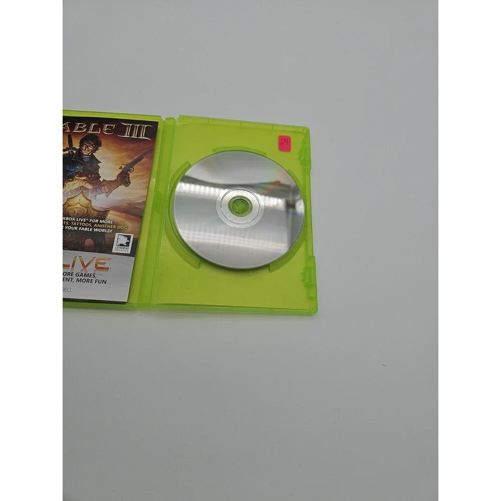 XBOX 360 Fable III Video Game with Manual Rated M